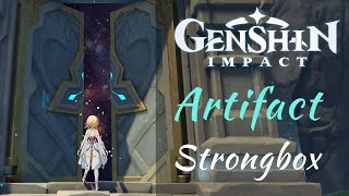 Genshin Impact  Artifact Strongbox HowTo  Mystic Offering  5 Star Artifacts  20 Update [upl. by Celinka748]