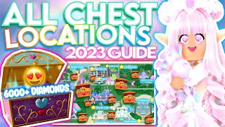 EVERY CHEST IN 2023 ROYALE HIGH 6000 DIAMONDS amp ACCESSORIES ROBLOX Chest Locations amp Easy Guide [upl. by Oiliduab]