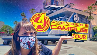 Avengers Campus Full Tour [upl. by Nnanaej159]