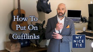 How To Put On Cufflinks [upl. by Sherard]