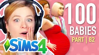 Single Girl Tries The 100 Baby Challenge In The Sims 4  Part 82 [upl. by Tekcirk661]