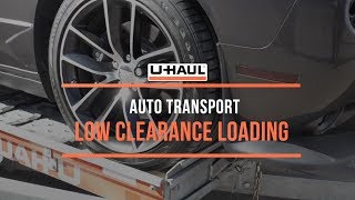 Auto Transport Low Clearance Loading [upl. by Granny429]