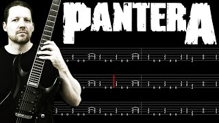 PANTERA Floods Outro Guitar Tab  Lesson [upl. by Jopa318]