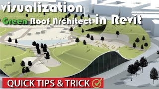 Learn how to make Green Roof Architect in Revit  Organic Roof [upl. by Ellehcor]