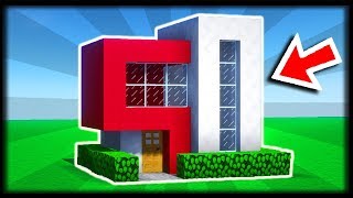 COMMENT CONSTRUIRE UNE MAISON MODERNE  🏠🏠 Tuto Build Minecraft [upl. by Loni]