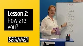 Beginner Levels  Lesson 2 How Are You [upl. by Willock]