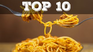 Top 10 piatti Italiani più famosi nel mondo [upl. by Ahsoik]