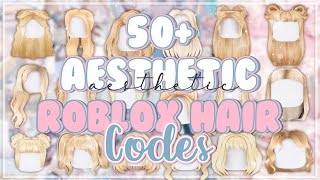 50 Aesthetic blonde hair codes  How to use  Roblox Part 1 [upl. by Leidag308]