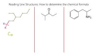 Reading Skeletal Line Structures Organic Chemistry Part 1 [upl. by Melodie]