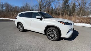 2022 Highlander Hybrid PLATINUM  Review  Tutorial [upl. by Hermie]