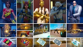 All Bosses Mythic Weapons amp Vault Locations Guide  Fortnite Chapter 2 Season 2 [upl. by Haduj]