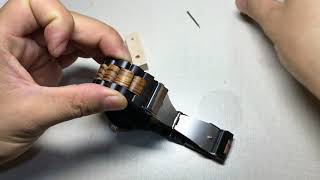 How To Adjust  Remove Links From a Wooden Watch Strap [upl. by Esilrac]