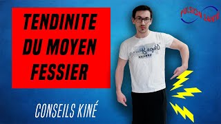 DOULEUR DE HANCHE TENDINITE DU MOYEN FESSIER  CONSEILS ET EXERCICES KINE [upl. by Syd]