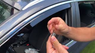 How to install wind deflectors TeamHEKO [upl. by Kletter]