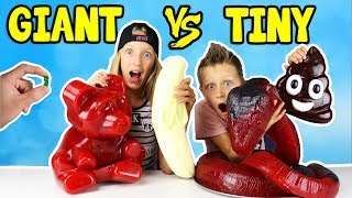 GIANT GUMMY vs TINY GUMMY [upl. by Esyahc]