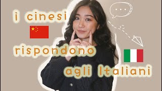 I cinesi rispondono agli italiani [upl. by Milak]