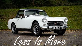 MG Midget  Less Is More 1973 Mk3 1275 Road Test [upl. by Nirak]