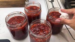 Homemade Strawberry Preserves  Aunt Susies Kitchen [upl. by Bartholomeo]