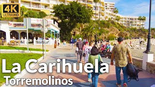 4K Walking Tour of La Carihuela Torremolinos Spain January 2022 [upl. by Genaro614]