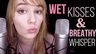 ASMR WET KISSING SOUNDS amp REPEATED TRIGGER WORDS BREATHY WHISPER [upl. by Carlin204]