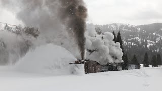 Steam Powered Rotary Snow Plow [upl. by Johiah665]