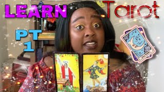 Learning Tarot For Beginners Major Arcana PART 1 [upl. by Ecinereb933]