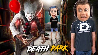 PENNYWISE is AFTER US DEATH PARK clown HORROR game  Part 1 [upl. by Frodeen]