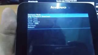 how to Hard reset Factory data reset Lenovo IdeaTab A2107 [upl. by Lias]