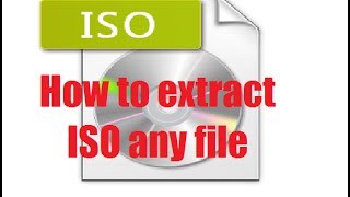 How to extract ISO file Using WinRar [upl. by Ardnalahs]