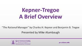 KepnerTregoe Method Overview Webinar [upl. by Aineval333]