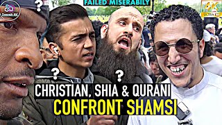 SHIA QURANI amp CHRISTIAN CONFRONT SHAMSI  SPEAKERS CORNER [upl. by Annayak]