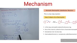 Electrophilic Substitution Reaction of Benzene Lecture 1 General Mechanism [upl. by Evyn]