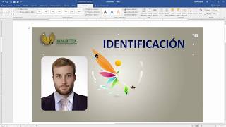 Cómo hacer un carnet en Word [upl. by Euqinehs]