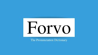 Forvocom  The Pronunciation Dictionary Pronounced by Native Speakers [upl. by Eugaet67]