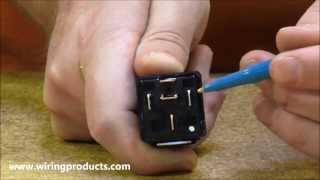 Wiring Products  How to Wire an Automotive Relay [upl. by Obellia405]