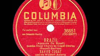 1943 HITS ARCHIVE Brazil  Xavier Cugat [upl. by Lissa]