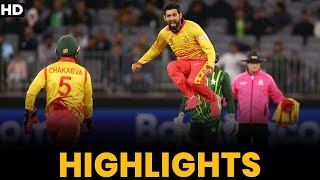 Highlights  Pakistan vs Zimbabwe  T20I  PCB  MD2L [upl. by Theresina]