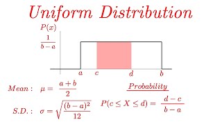 Uniform Distribution EXPLAINED with Examples [upl. by Newfeld]