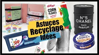 JE TRANSFORME MES POUBELLES DU QUOTIDIEN ASTUCES RECYCLAGE [upl. by Lyrem]