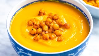 Easy Roasted Butternut Squash Soup Recipe [upl. by Goldwin286]