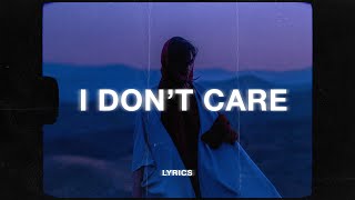 Belfa amp Julia Alexa  i dont care anymore Lyrics [upl. by Agni]