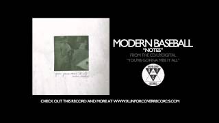 Modern Baseball  Notes Official Audio [upl. by Els]