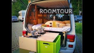 Busvorstellung  VW T4 Transporter Ausbau zum Camper  Roomtour [upl. by Rusell41]