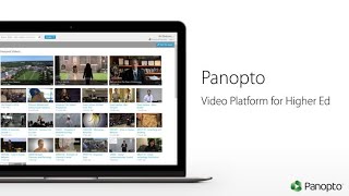 Panopto for Education [upl. by Erastus]