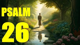 Psalm 26 Reading Walking in Integrity and Trust With words  KJV [upl. by Ofloda]