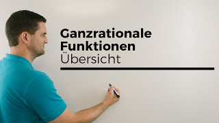 Ganzrationale Funktionen Übersicht Polynomfunktionen  Mathe by Daniel Jung [upl. by Ness]