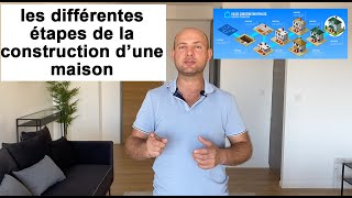 LES DIFFERENTES ETAPES DE LA CONSTRUCTION DUNE MAISON [upl. by Llehsam]