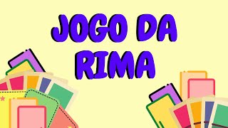 APRENDENDO A RIMAR  JOGO DA RIMA [upl. by Nehgam848]