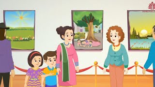 दो कलाकार  Do Kalakar  Hindi Animation Story  EduTech Hub [upl. by Edia]