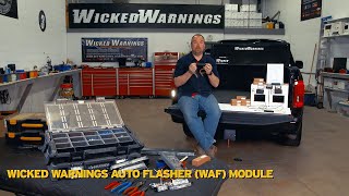 Auto Flasher Module WAF Factory Light Flasher by Wicked Warnings [upl. by Kavanaugh]